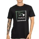 Camiseta RVCA Bamboo Chain SM26 Masculina Preto Camiseta RVCA Bamboo Chain SM26 Masculina Preto