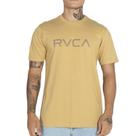 Camiseta RVCA Big RVCA WT25 Masculina Mostarda Camiseta RVCA Big RVCA WT25 Masculina Mostarda