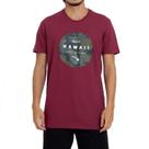 Camiseta RVCA Daaina Fill Masculina Vinho Camiseta RVCA Daaina Fill Masculina Vinho