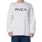 Camiseta RVCA MAnga Longa Big RVCA LS WT24 Masculina Branco Camiseta RVCA MAnga Longa Big RVCA LS WT24 Masculina Branco