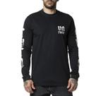 Camiseta RVCA Manga Longa Cousin Of Death LS WT24 Preto