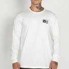 Camiseta RVCA Manga Longa VA RVCA Bem WT25 Snow White