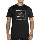 Camiseta RVCA VA All The Way Worn WT25 Masculina Preto Camiseta RVCA VA All The Way Worn WT25 Masculina Preto