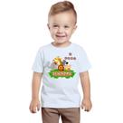 Camiseta Safari Camisa Personalizada Blusa Infantil e Juvenil Algodão com Poliéster