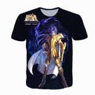 Camiseta Saint Seiyas, streetwear, moda, manga curta, top Ani