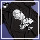 Camiseta Saitama Anime One Punch Man OK Unissex