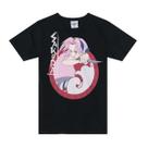 Camiseta Sakura Naruto Preto Infantil Menina Malha -Brandili