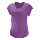 Camiseta Salomon Pulsar SS Tee Feminina Roxa Camiseta Salomon Pulsar SS Tee Feminina Roxa