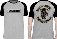 Camiseta Samcro sons of anarchy Blusa Plus Size extra grande adulto ou infantil