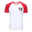 Camiseta São Paulo Basic Infantil Branco Oficial Licenciada