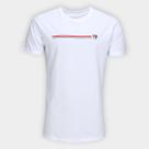 Camiseta São Paulo Essência Tricolor Masculina Camiseta São Paulo Essência Tricolor Masculina