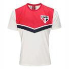 Camiseta São Paulo Fundamento Unissex Vermelho Bege