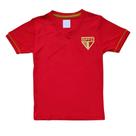 Camiseta São Paulo Infantil Ouro Estampa Dourada Oficial Camiseta São Paulo Infantil Ouro Estampa Dourada Oficial