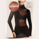 Camiseta Segunda Pele Selene Fio 40 Feminina - Preto - Único Camiseta Segunda Pele Selene Fio 40 Feminina - Preto - Único