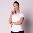 Camiseta Selene Fitness Dry Fit Manga Curta Microfuros Nas Costas Camiseta Selene Fitness Dry Fit Manga Curta Microfuros Nas Costas