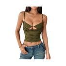 Camiseta Sem Costas Sexy Para Mulheres, Top Casual De Verão, Estilo Slim Fit, Moda Streetwear