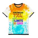 Camiseta sem limites de cores Camiseta sem limites de cores