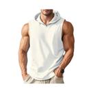 Camiseta Sem Mangas Com Capuz Para Homens, Verão, Basquete, Corrida, Treinamento, Secagem Rápida,