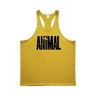 Camiseta Sem Mangas De Algodão Para Homens Com Estampa De Letras De Animais Para Musculação E Camiseta Sem Mangas De Algodão Para Homens Com Estampa De Letras De Animais Para Musculação E