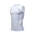 Camiseta Sem Mangas De Compressão De Secagem Rápida Para Homens, Ideal Para Corrida, Academia,