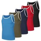 Camiseta Sem Mangas Para Fitness Masculina plus Size Em Cor Sólida Para Esportes E Aulas De Educação