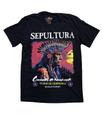 Camiseta Sepultura Turnê Despedida Blusa Adulto Unissex Banda de Rock Bo641