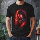 Camiseta Serie Stranger Things Eddie Munson 100% Algodao