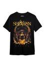 Camiseta Shaman Rescue Blusa Oficial Licenciado Banda de Rock Adulto Unissex Plus Size Of0130
