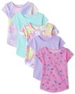 Camiseta Shirttail The Children's Place para meninas Beach Plum XL Camiseta Shirttail The Children's Place para meninas Beach Plum XL