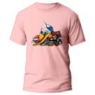 Camiseta Shonen Jump Anime One Piece Naruto DBZ 3 Rosa