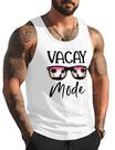Camiseta sin mangas para hombre - Camiseta blanca sin mangas para verano, playa, diseño gráfico, musculación, gimnasio, vacaciones
