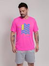 Camiseta Sinergy Manga Curta Rosa