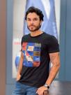Camiseta Slim Est Pica Pau Caixa De Cerv Reserva Preto P