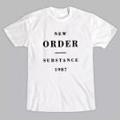 Camiseta Slim T-shirt New Order Style 1987 Moda Atemporal