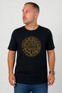 Camiseta Slim Thoux 100% Algodão Estampa Bento Cruz Masculina