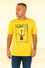 Camiseta Slim Thoux 100% Algodão Estampa Music Violão Masculina