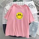 Camiseta Smile Emoji Feliz Streetwear 100% Algodão Masculino e Feminino