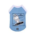 Camiseta Snoopy Skate Azul Tamanho G - Zooz Pets
