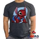 Camiseta Spider Stitch 100% Algodão Homem-Aranha Spiderman Geeko