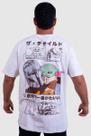 Camiseta Star Wars Baby Yoda e Din Djarin White