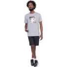 Camiseta Starter Graphics Grafite Mescla
