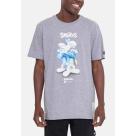 Camiseta Starter Os Smurfs Cinza