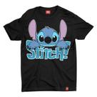 Camiseta Stitch Preta