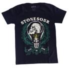 Camiseta Stone Sour Preta Logo Hard Rock Metal BO605 RCH