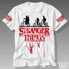 Camiseta Stranger Things Eleven Unissex Feminina Masculina Branca Manga Curta