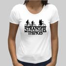Camiseta Stranger Things Série Baby Look Feminina Camiseta Stranger Things Série Baby Look Feminina