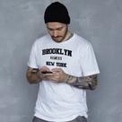 Camiseta Streetwear Brooklyn New York Unisex - Algodão Fio 30.1 T-Shirt , Camisa , Blusa