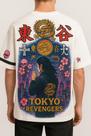 Camiseta Streetwear Oversized Masculina anime tokyo revengers