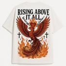 Camiseta Streetwear Oversized Masculina Rising Above It All Camiseta Streetwear Oversized Masculina Rising Above It All