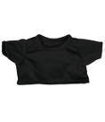 Camiseta Stuffems Toy Shop preta para bichos de pelúcia 8-10
